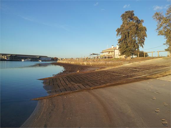 The boat ramp at Cruikshank's Corner