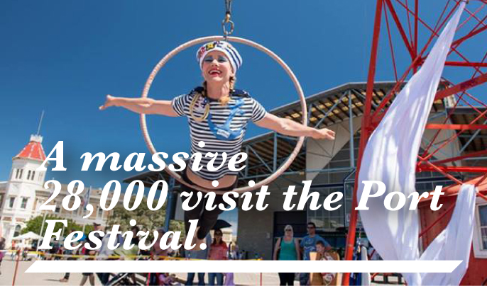 A massive 28,000 visit the Port Adelaide Festival