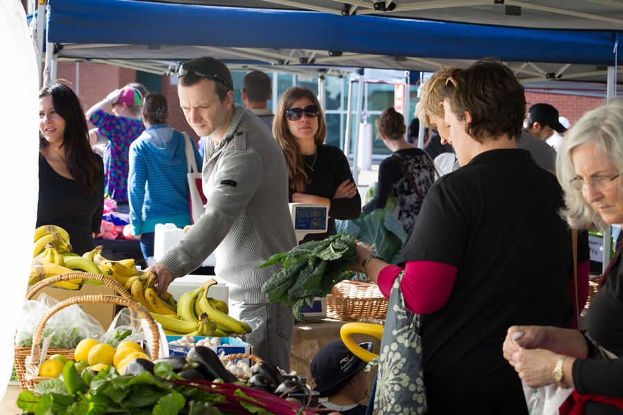 Beautiful local produce at Wild at Hart markets