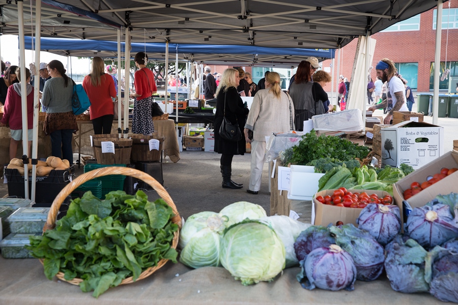 Beautiful local produce at Wild at Hart markets