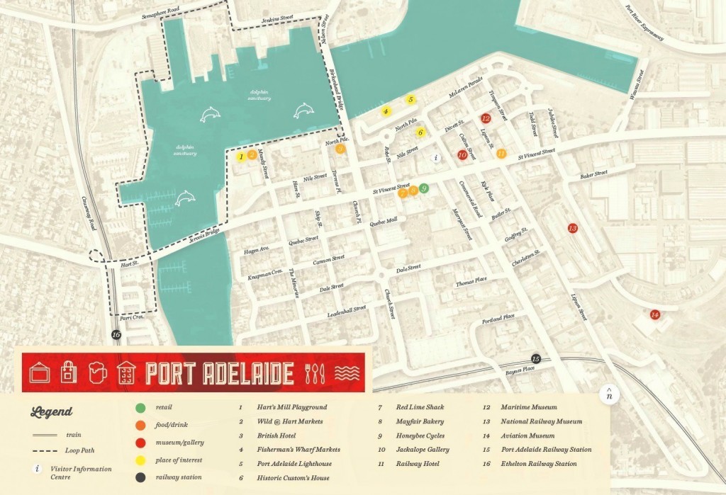 A Tour Of The Past Our Port   Map Of Port Adelaide 1024x699 